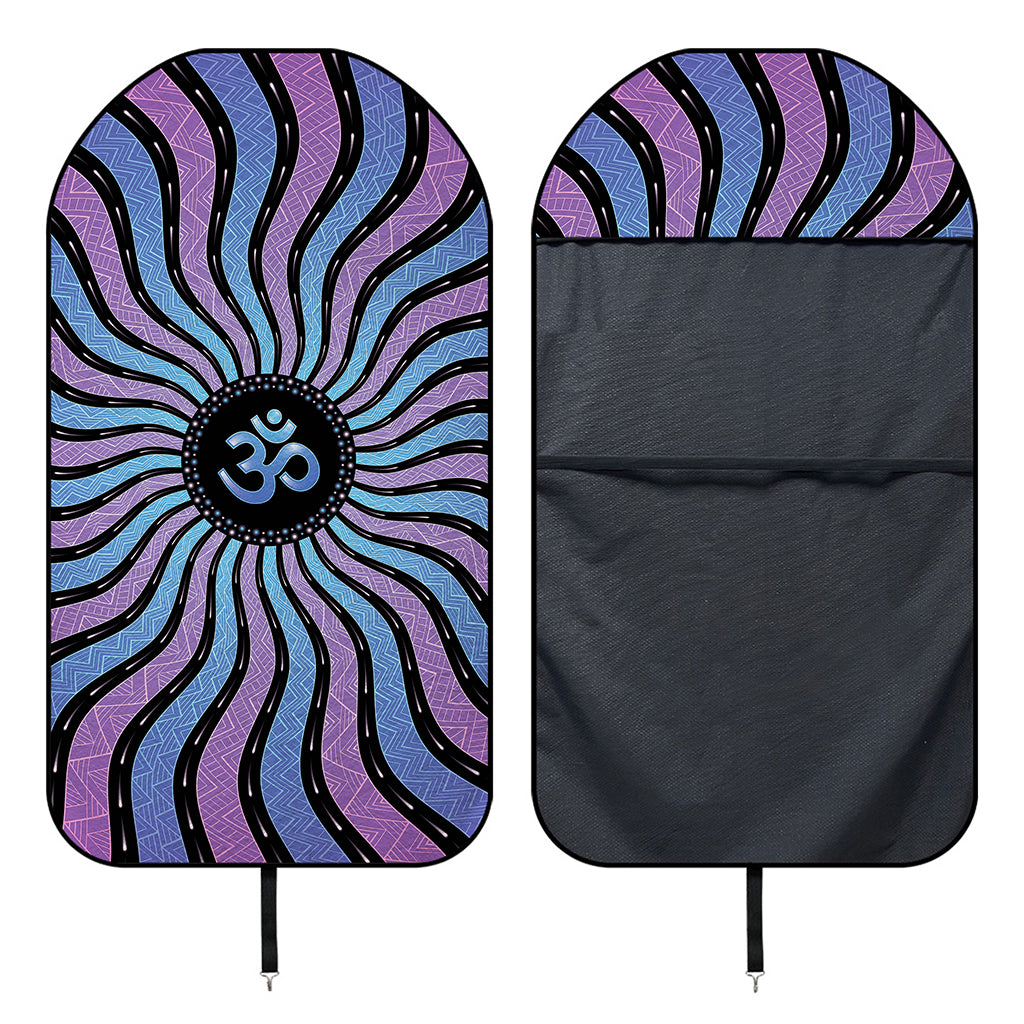 Psychedelic Om Print Waterproof Car Seat Cover