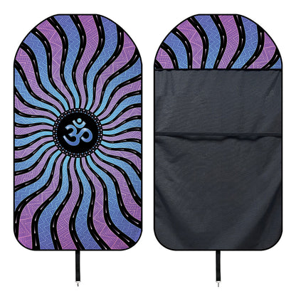 Psychedelic Om Print Waterproof Car Seat Cover