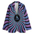 Psychedelic Om Print Women's Cotton Blazer