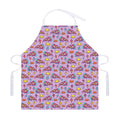 Psychedelic Pizza Pattern Print Adjustable Apron