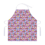 Psychedelic Pizza Pattern Print Adjustable Apron