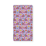 Psychedelic Pizza Pattern Print Baby Crib Sheet