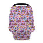 Psychedelic Pizza Pattern Print Baby Seat Cover