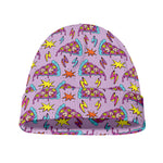 Psychedelic Pizza Pattern Print Beanie