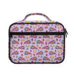Psychedelic Pizza Pattern Print Briefcase Bible Bag