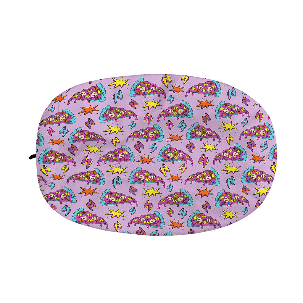 Psychedelic Pizza Pattern Print Car Side Mirror Covers