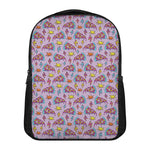 Psychedelic Pizza Pattern Print Casual Backpack