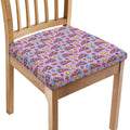Psychedelic Pizza Pattern Print Chair Cushion Cover