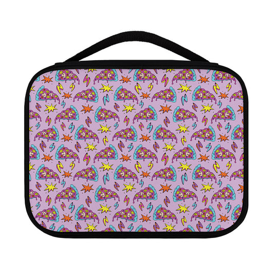 Psychedelic Pizza Pattern Print Classic Bible Case