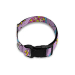 Psychedelic Pizza Pattern Print Dog Collar