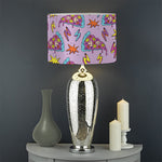 Psychedelic Pizza Pattern Print Drum Lamp Shade