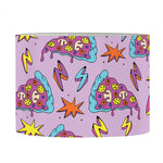 Psychedelic Pizza Pattern Print Drum Lamp Shade