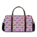 Psychedelic Pizza Pattern Print Duffel Bag