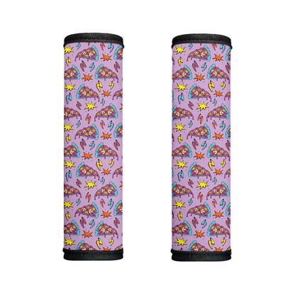 Psychedelic Pizza Pattern Print Handle Covers