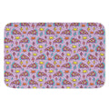 Psychedelic Pizza Pattern Print Indoor Door Mat