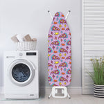 Psychedelic Pizza Pattern Print Ironing Board Cover