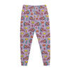 Psychedelic Pizza Pattern Print Jogger Pants