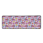 Psychedelic Pizza Pattern Print Long Kitchen Mat