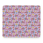 Psychedelic Pizza Pattern Print Mouse Pad