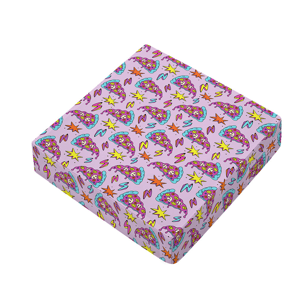 Psychedelic Pizza Pattern Print Outdoor Seat Cushion Cover