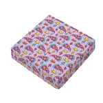 Psychedelic Pizza Pattern Print Outdoor Seat Cushion Cover