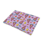Psychedelic Pizza Pattern Print Pet Cooling Mat Cover