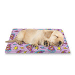 Psychedelic Pizza Pattern Print Pet Cooling Mat Cover