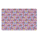 Psychedelic Pizza Pattern Print Polyester Doormat