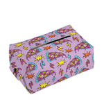 Psychedelic Pizza Pattern Print Rectangle Tissue Box Cover