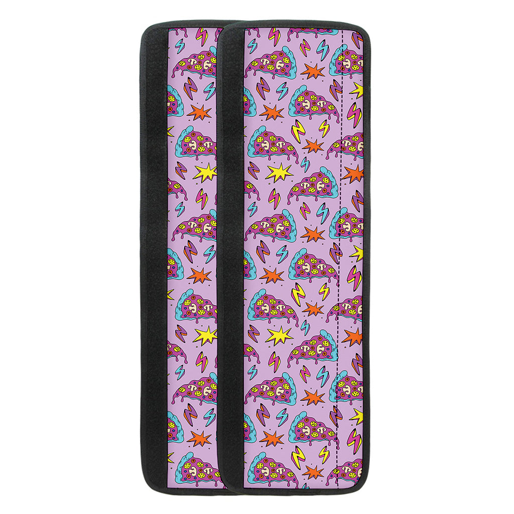 Psychedelic Pizza Pattern Print Refrigerator Handle Covers