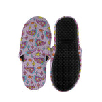 Psychedelic Pizza Pattern Print Slippers