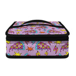 Psychedelic Pizza Pattern Print Small Lunch Bag