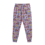 Psychedelic Pizza Pattern Print Sweatpants