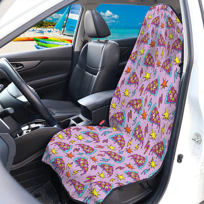 Psychedelic Pizza Pattern Print Waterproof Car Seat Cover