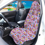 Psychedelic Pizza Pattern Print Waterproof Car Seat Cover