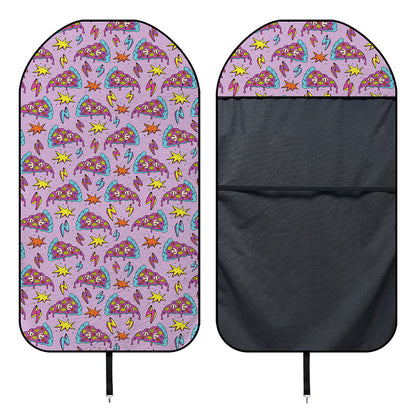 Psychedelic Pizza Pattern Print Waterproof Car Seat Cover