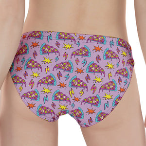 Psychedelic Pizza Pattern Print Women's Panties