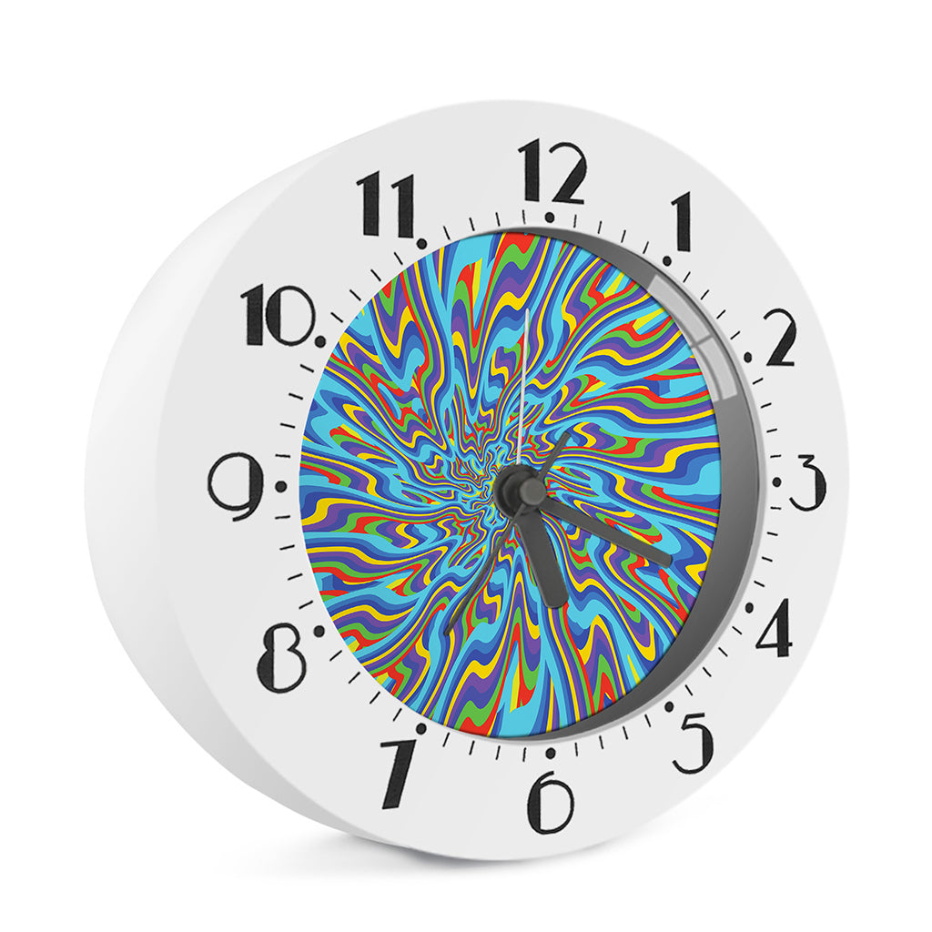 Psychedelic Print Alarm Clock