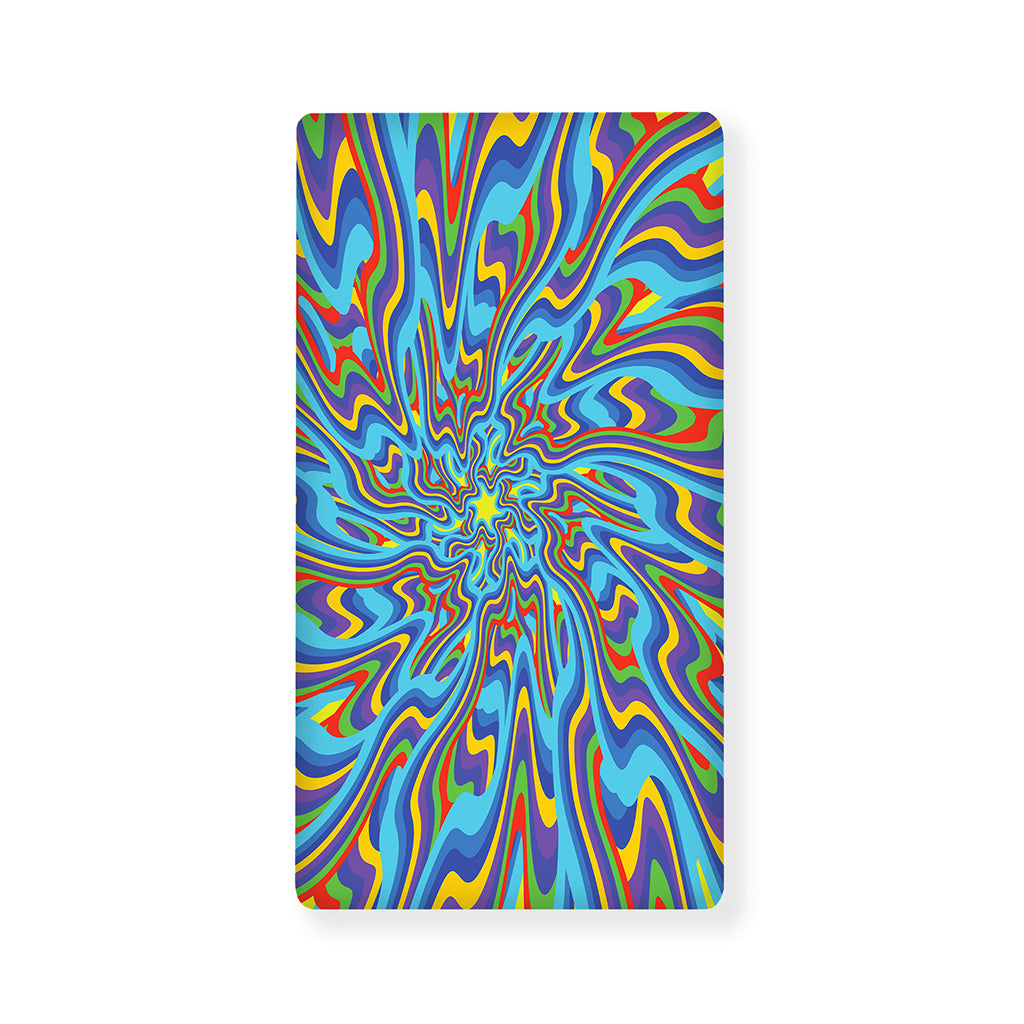 Psychedelic Print Baby Crib Sheet