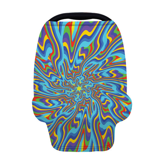 Psychedelic Print Baby Seat Cover
