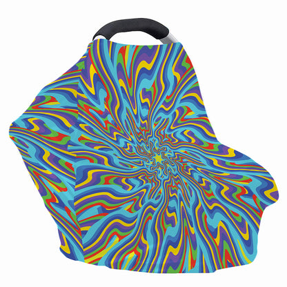 Psychedelic Print Baby Seat Cover