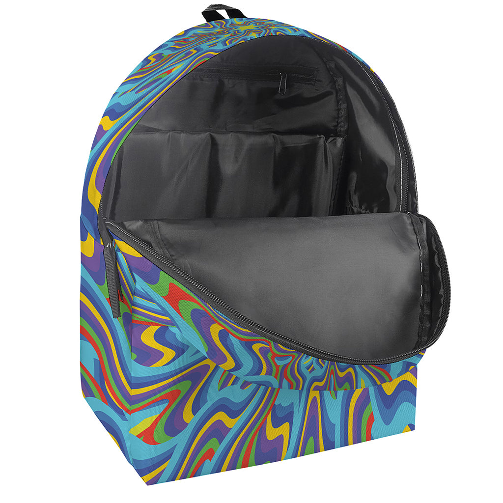 Psychedelic Print Backpack