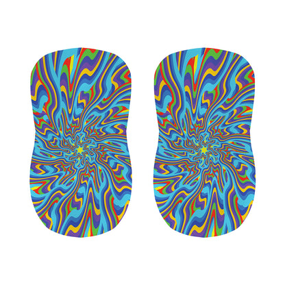 Psychedelic Print Bar Stool Covers