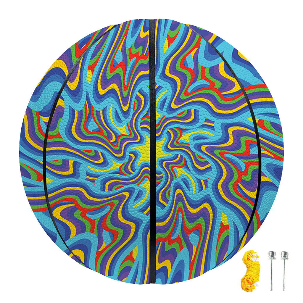 Psychedelic Print Basketball