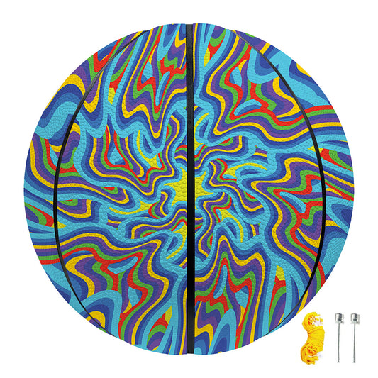 Psychedelic Print Basketball
