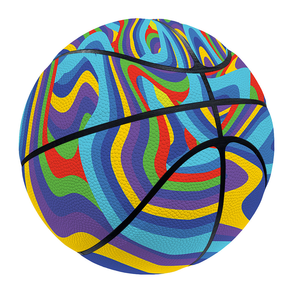 Psychedelic Print Basketball
