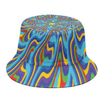Psychedelic Print Bucket Hat