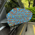 Psychedelic Print Car Side Mirror Covers