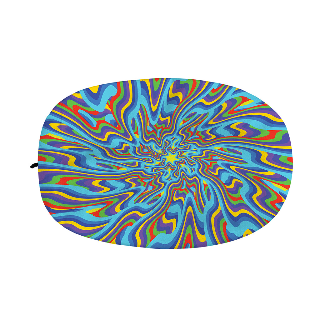 Psychedelic Print Car Side Mirror Covers