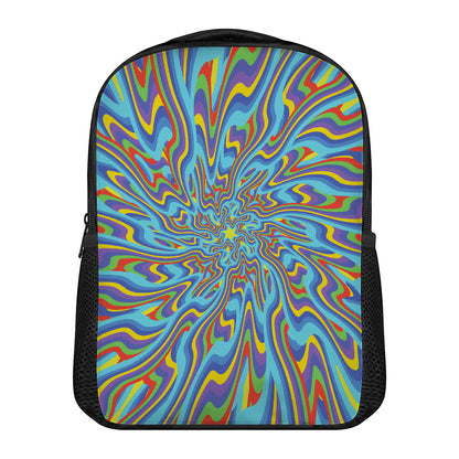 Psychedelic Print Casual Backpack